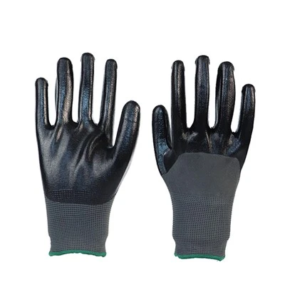 13 Pin Grey Polyester Black Nitrile Semi Hanging