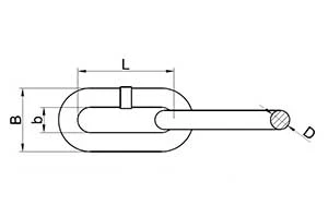 AUSTRALIAN STANDARD LONG LINK CHAIN