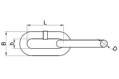 NACM2010 COIL CHAIN – STRAIGHT LINK